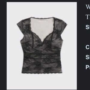 Black Lace Top
